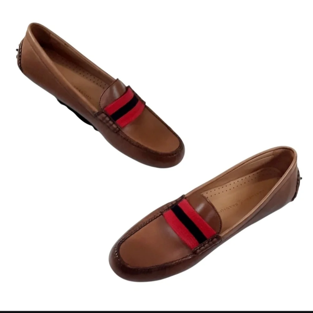 Smathers and Branson University of Georgia Surcingle Driving Shoes Size 11.5